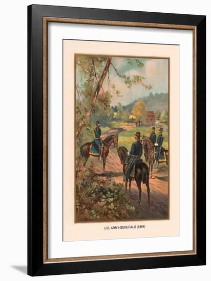 U.S. Army Generals, 1864-Arthur Wagner-Framed Art Print