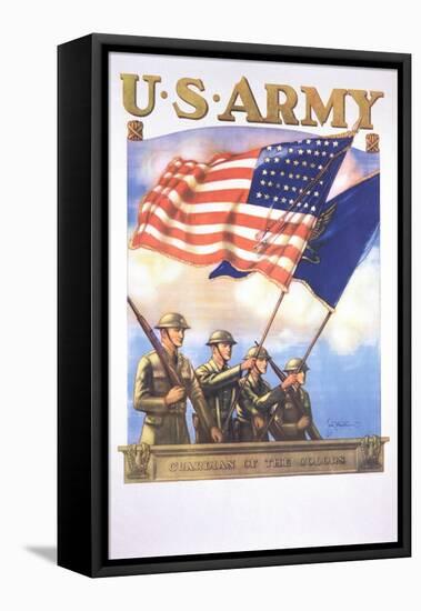U.S. Army - Guardians of the Colors Poster-Tom Woodburn-Framed Premier Image Canvas