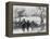 U.S. Army Infantry Troops Marching Northwest of Verdun, France, in World War I, 1918-null-Framed Stretched Canvas