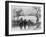 U.S. Army Infantry Troops Marching Northwest of Verdun, France, in World War I, 1918-null-Framed Photo