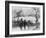 U.S. Army Infantry Troops Marching Northwest of Verdun, France, in World War I, 1918-null-Framed Photo