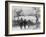 U.S. Army Infantry Troops Marching Northwest of Verdun, France, in World War I, 1918-null-Framed Photo