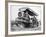 U.S. Army Soldiers Driving Tractor-William Fox-Framed Photographic Print