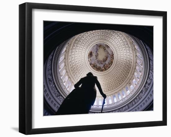 U.S. Capitol dome, Washington, D.C.-Carol Highsmith-Framed Art Print