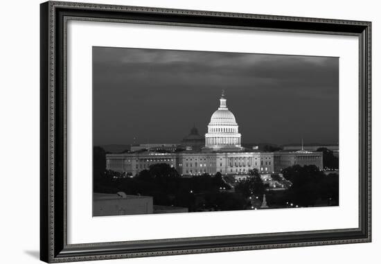 U.S. Capitol, Washington, D.C. Number 2 - B&W-Carol Highsmith-Framed Art Print