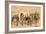 U.S. Cavalry Hunting Garza Men on the Rio Grande, C.1892 (W/C on Paper)-Frederic Remington-Framed Giclee Print