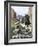 U.S. Cavalry Soldier Shooting Apache Sheep-Herders in a Canyon-null-Framed Giclee Print