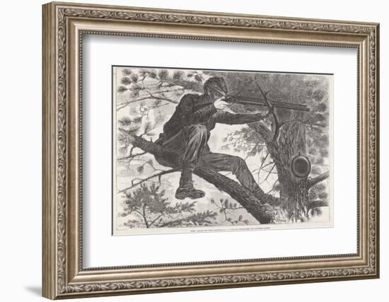 U.S. Civil War Sharpshooter-Winslow Homer-Framed Photographic Print