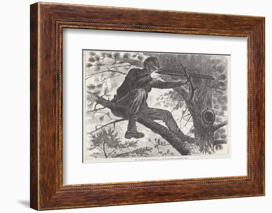 U.S. Civil War Sharpshooter-Winslow Homer-Framed Photographic Print