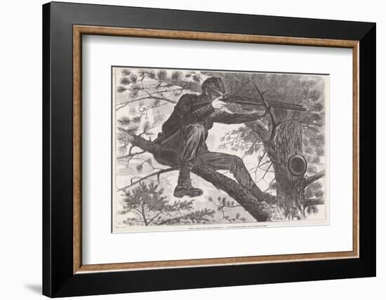 U.S. Civil War Sharpshooter-Winslow Homer-Framed Photographic Print