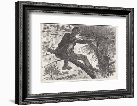 U.S. Civil War Sharpshooter-Winslow Homer-Framed Photographic Print