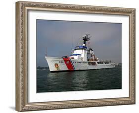 U.S. Coast Guard Cutter Steadfast-Stocktrek Images-Framed Photographic Print