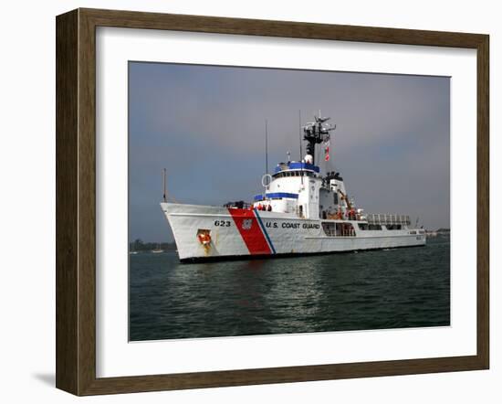 U.S. Coast Guard Cutter Steadfast-Stocktrek Images-Framed Photographic Print