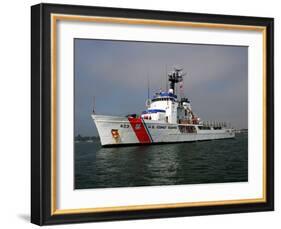 U.S. Coast Guard Cutter Steadfast-Stocktrek Images-Framed Photographic Print