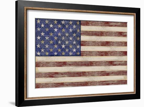 U.S. Flag-Sparx Studio-Framed Art Print