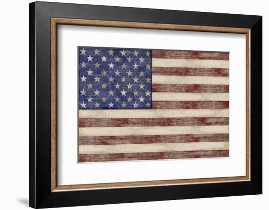 U.S. Flag-Sparx Studio-Framed Giclee Print