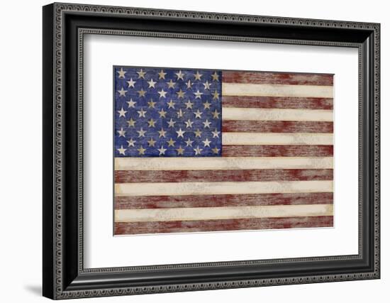 U.S. Flag-Sparx Studio-Framed Giclee Print