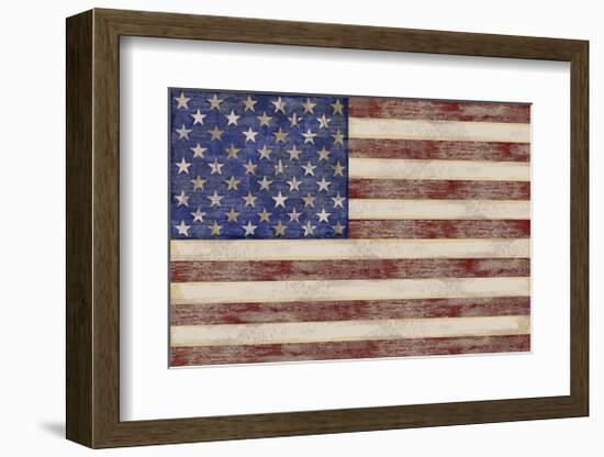 U.S. Flag-Sparx Studio-Framed Giclee Print