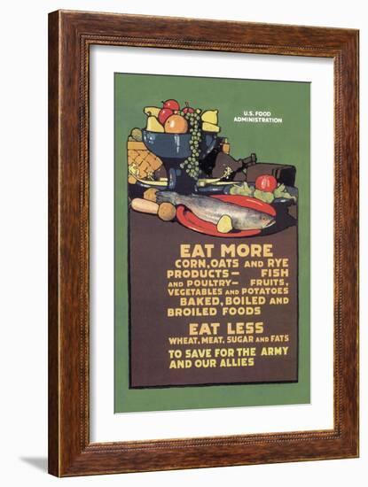 U.S. Food Administration Advisory-L.n. Britton-Framed Art Print