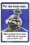 Private Joe Lewis Says…-U.S. Gov't Army-Premium Giclee Print