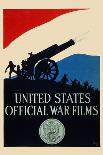 Official United States War Films-U.S. Gov't-Framed Stretched Canvas