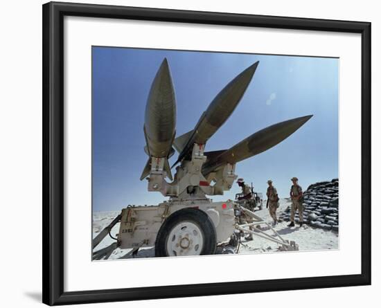 U.S. Hawk Anti-Air Craft Missiles-Endicher-Framed Photographic Print