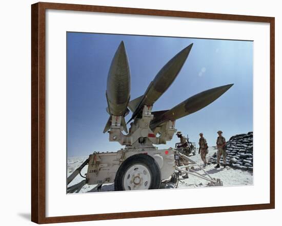 U.S. Hawk Anti-Air Craft Missiles-Endicher-Framed Photographic Print