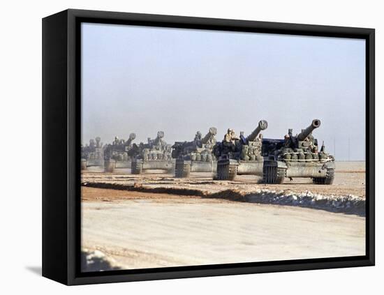 U.S. Howitzers-Dejong-Framed Premier Image Canvas