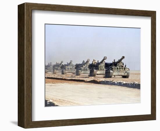 U.S. Howitzers-Dejong-Framed Photographic Print