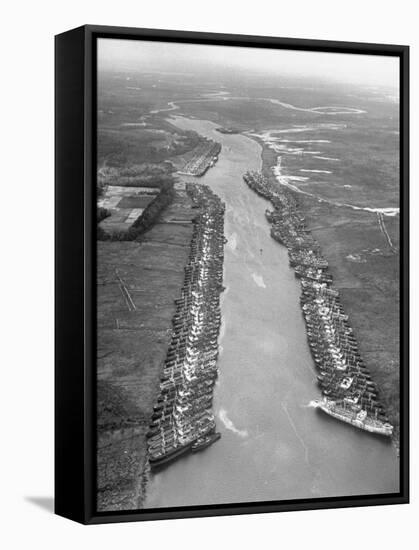 U.S. Liberty Ships-Tony Linck-Framed Premier Image Canvas