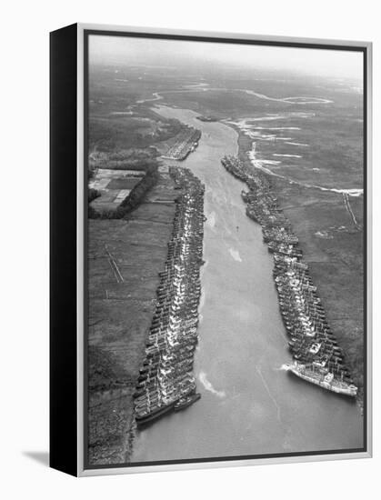 U.S. Liberty Ships-Tony Linck-Framed Premier Image Canvas