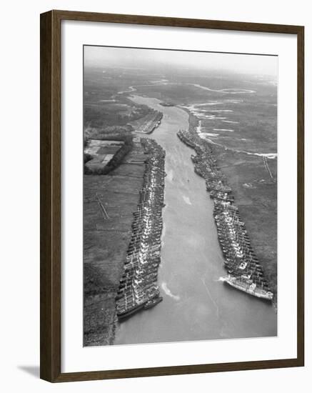 U.S. Liberty Ships-Tony Linck-Framed Premium Photographic Print