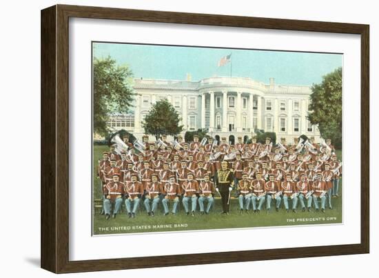 U.S. Marine Band at White House-null-Framed Art Print