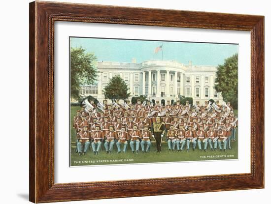 U.S. Marine Band at White House-null-Framed Art Print