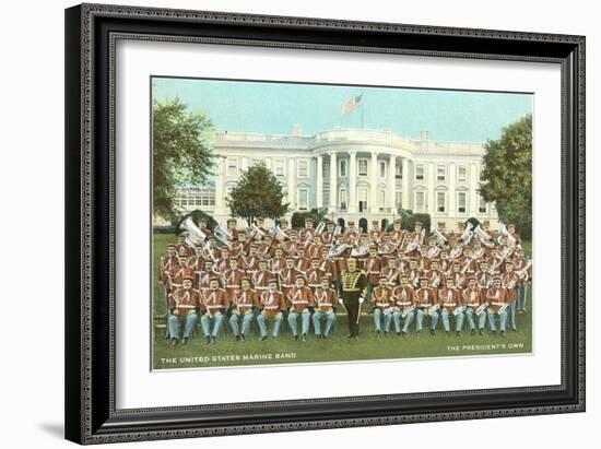 U.S. Marine Band at White House-null-Framed Art Print