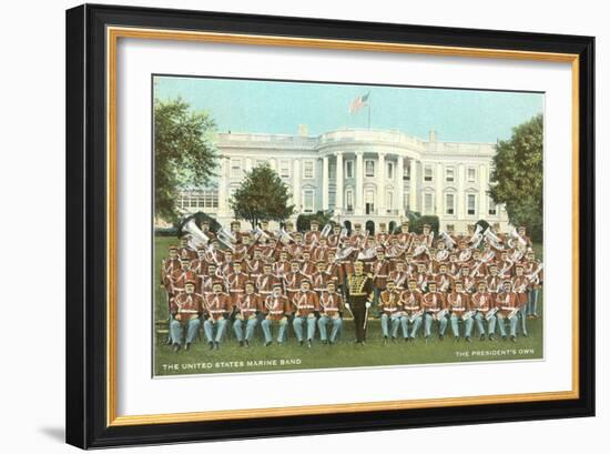 U.S. Marine Band at White House-null-Framed Art Print