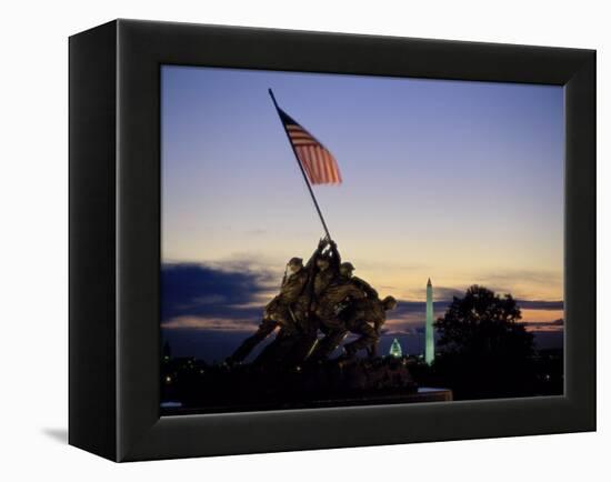 U.S. Marine Corps War Memorial Arlington National Cemetery Arlington Virginia, USA-null-Framed Premier Image Canvas