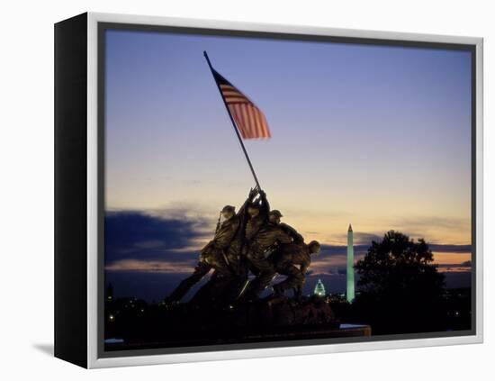 U.S. Marine Corps War Memorial Arlington National Cemetery Arlington Virginia, USA-null-Framed Premier Image Canvas