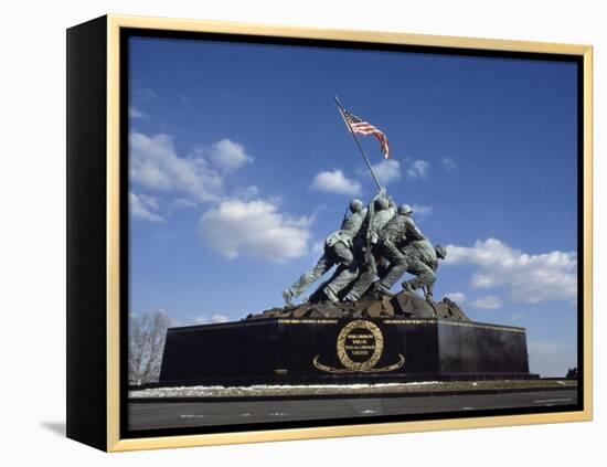 U.S. Marine Corps War Memorial Arlington National Cemetery Arlington Virginia, USA-null-Framed Premier Image Canvas