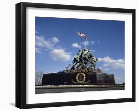 U.S. Marine Corps War Memorial Arlington National Cemetery Arlington Virginia, USA-null-Framed Photographic Print