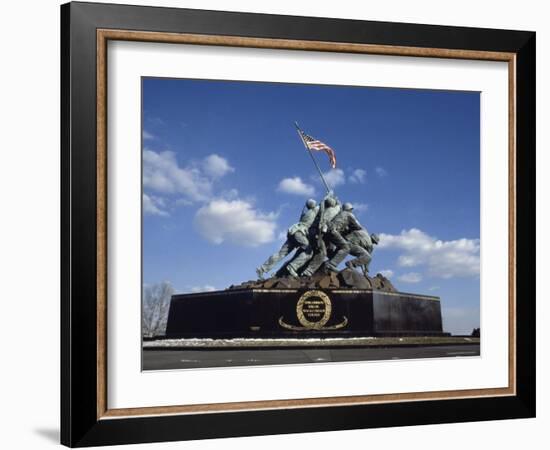 U.S. Marine Corps War Memorial Arlington National Cemetery Arlington Virginia, USA-null-Framed Photographic Print