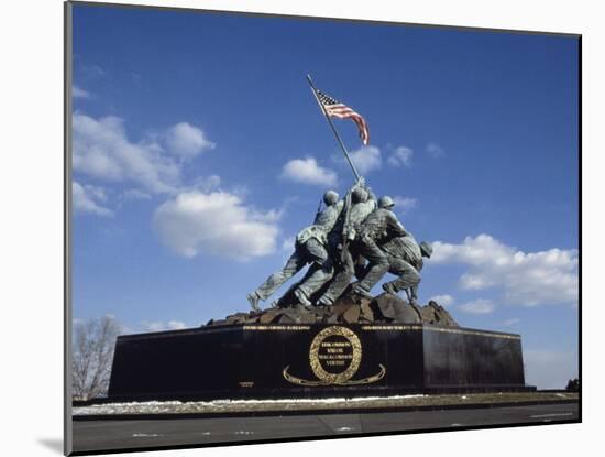 U.S. Marine Corps War Memorial Arlington National Cemetery Arlington Virginia, USA-null-Mounted Photographic Print