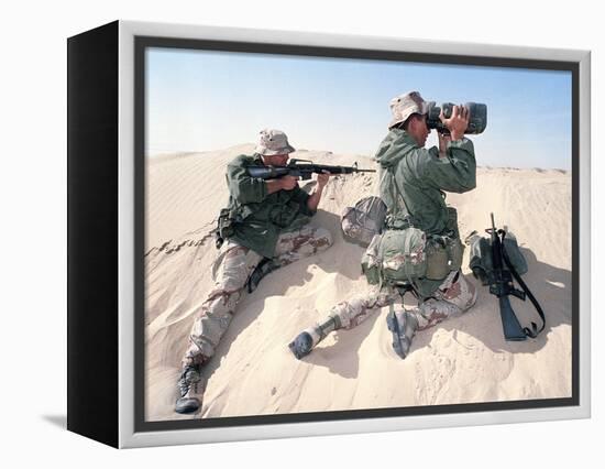 U.S. Marines Saudi Arabia-Dejong-Framed Premier Image Canvas