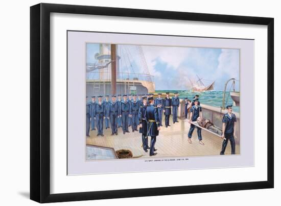 U.S. Navy: Alabama-Werner-Framed Art Print