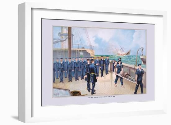 U.S. Navy: Alabama-Werner-Framed Art Print