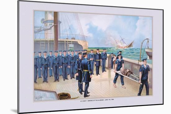 U.S. Navy: Alabama-Werner-Mounted Art Print