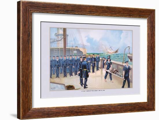 U.S. Navy: Alabama-Werner-Framed Art Print