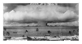 Bikini Atoll - Operation Crossroads Baker Detonation - July 25, 1946: DBCR-T1-318-Exp #6 AF434-4-U^S^ Navy-Framed Art Print