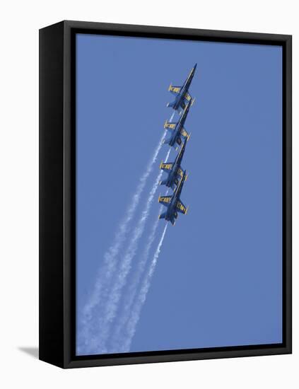 U.S. Navy Flight Demonstration Squadron, the Blue Angels-null-Framed Premier Image Canvas