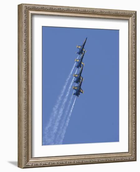 U.S. Navy Flight Demonstration Squadron, the Blue Angels-null-Framed Photographic Print